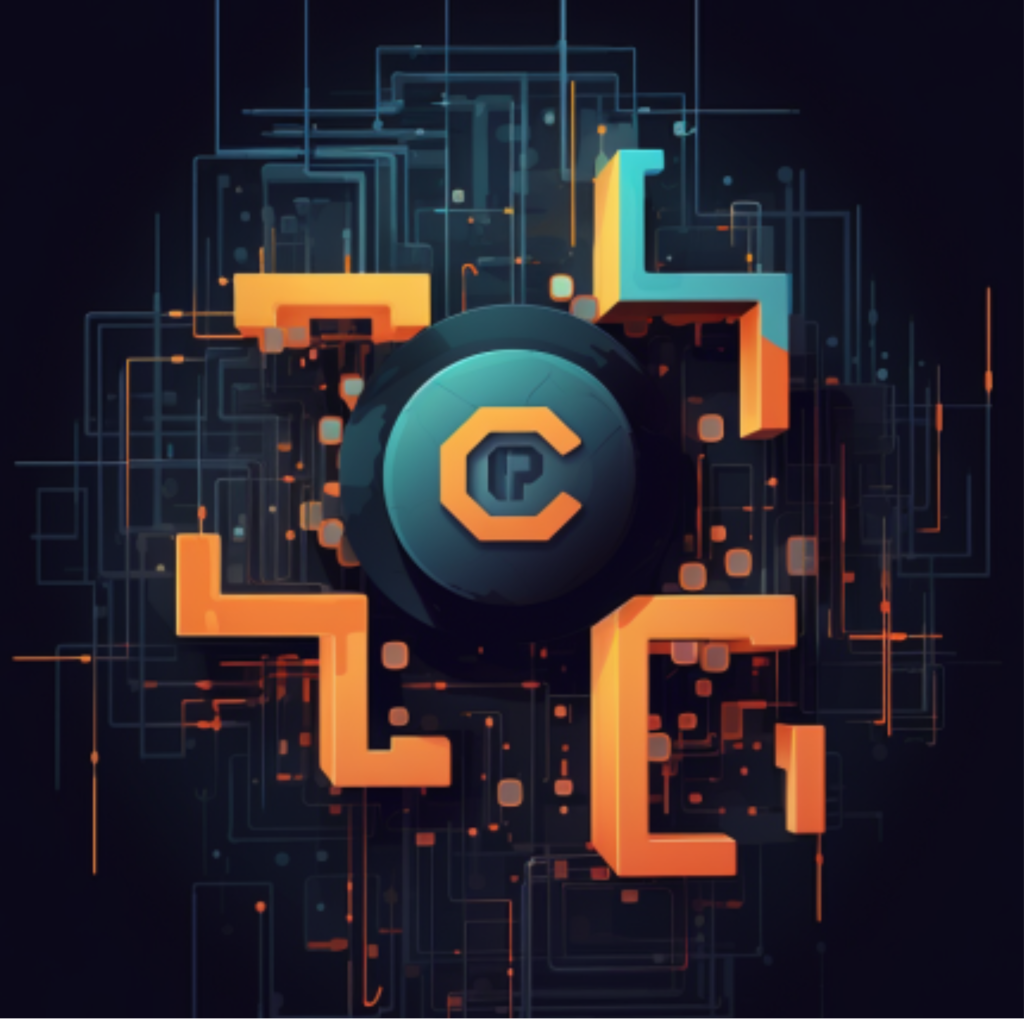 The abstract design features the letter c, creating a visually captivating image.